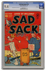 SAD SACK COMICS #18 JULY 1952 CGC 9.4