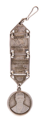 TR 1904 LARGE MULTI-SECTION WATCH FOB WITH PANAMA REFERENCE.