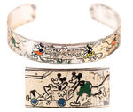 "MICKEY/MINNIE MOUSE" BANGLE BRACELET.