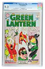 GREEN LANTERN #35 MARCH 1965 CGC 9.2 CREAM TO OFF-WHITE PAGES.