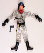 CAPTAIN ACTION BUCK ROGERS OUTFIT LOT W/BODY FORM.