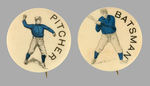 C. 1896-98 TEAM POSITION PAIR FROM SET.