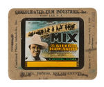 COWBOY MOVIE COMING ATTRACTION SLIDES WITH TOM MIX & GENE AUTRY.