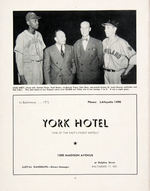 "NEGRO BASEBALL 1946 YEARBOOK” WITH JACKIE ROBINSON COVER.