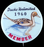 "DUCKS UNLIMITED 1960 MEMBER."