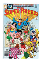 "THE SUPER FRIENDS" FIRST ISSUE COMIC BOOK LOT.