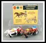 "GILBERT HARNESS RACING SULKIES" BOXED SLOT CAR RELATED SET.