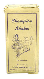 "MARX CHAMPION SKATER" BOXED SPINNING TOY