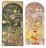 "THE JETSONS SPACEBALL" PINBALL GAME IN BOX.