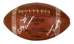 BILLY CANNON/HEISMAN TROPHY WINNER SIGNED FOOTBALL.