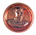 "ADMIRAL DEWEY" HIGH RELIEF COPPER PLAQUE.