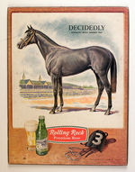 "DECIDEDLY KENTUCKY DERBY WINNER 1962" ROLLING ROCK BEER AD.