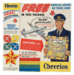 "AMERICAN AIRLINES AIR TRAVEL GAME"/CHEERIOS PREMIUM.