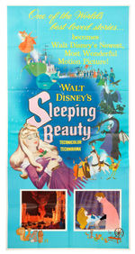 "WALT DISNEY'S SLEEPING BEAUTY" ORIGINAL RELEASE THREE SHEET MOVIE POSTER.