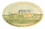 "EXCURSIONS STEAMER ALTON-ST. LOUIS, MO." MIRROR.