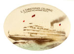 GREAT LAKES REAL PHOTO STEAMSHIP MIRROR.