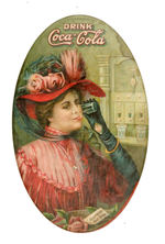 "DRINK COCA-COLA" 1908 MIRROR.