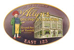 "ALLYN'S DYEING & CLEANING" BEAUTIFUL COLOR MIRROR.