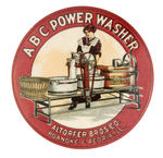 "ABC POWER WASHER" MIRROR.