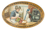 "IDEAL OR PROGRESSIVE COOKING OIL" RARE CHOICE COLOR MIRROR.