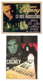 "13 RUE MADELEINE" JAMES CAGNEY MOVIE LOT.