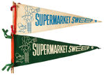 “SUPERMARKET SWEEP” PENNANT PAIR.