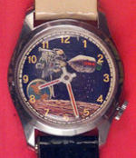 SPACE WRISTWATCH PAIR IN ORIGINAL PACKAGING.