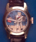 SPACE WRISTWATCH PAIR IN ORIGINAL PACKAGING.