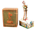 "DANDY-JIM THE JOLLY CLOWN DANCER" BOXED WINDUP.