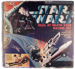 "STAR WARS DUEL AT DEATH STAR RACING SET."