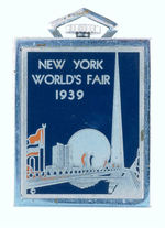 NYWF 1939 FOLDING TRAVEL CLOCK.