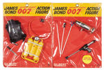 “JAMES BOND SECRET AGENT 007 ACTION FIGURE” ACCESSORY SET PAIR BY GILBERT.