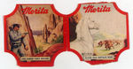 THE LONE RANGER "MERITA" BREAD LABELS.