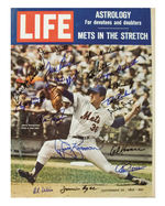 NEW YORK METS SIGNED 1969 LIFE MAGAZINE.