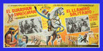 "THE LONE RANGER/THE LONE RANGER AND THE CITY OF GOLD" DOUBLE LOBBY CARDS IN SPANISH.