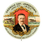 OUTSTANDING 1907 TR ISSUED FOR "GEORGIA DAY, JAMESTOWN" EXPOSITION.