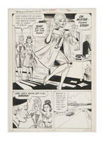 "BRENDA STARR REPORTER" ORIGINAL COMIC BOOK ART.