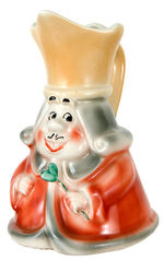 "KING OF HEARTS" FROM ALICE IN WONDERLAND PITCHER BY REGAL CHINA.