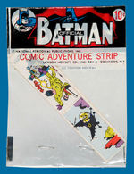 "BATMAN COMIC ADVENTURE STRIP" STICKER STRIPS.