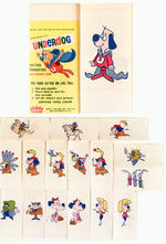 "UNDERDOG TATTOO" LARGE GROUP OF GUM WRAPPERS.