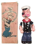 POPEYE BOXED CELLULOID WIND-UP FIGURE.