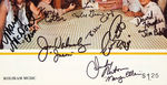 “THE WALTONS” THEME SONG SHEET MUSIC SIGNED BY ALL 11 CAST MEMBERS.