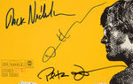 “EASY RIDER” SOUND TRACK ALBUM SIGNED BY MAIN CAST MEMBERS.