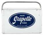 "ENJOY GRAPETTE SODA" METAL COOLER.