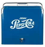 "DRINK PEPSI-COLA" METAL COOLER.