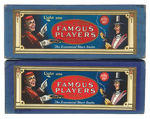 "HARRY 'A' CHESLERS FAMOUS PLAYERS PALS" CIGAR BOX PAIR/CIGAR HOLDER LOT.