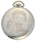 “BETTY BOOP” POCKET WATCH WITH RARE BOX.