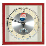 "PEPSI-COLA" PREMIUM METAL ALARM CLOCK FOR TRAVEL.