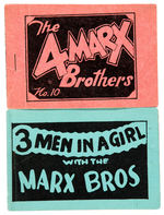 “THE 4 MARX/3 MEN AND A GIRL” MARX BROTHERS 8-PAGER PAIR.