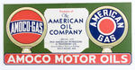 "AMERICAN OIL COMPANY/AMOCO MOTOR OILS" SIGN.
